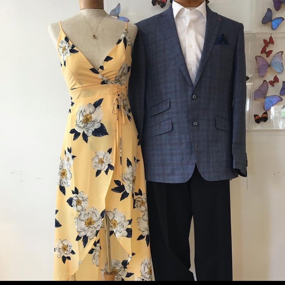 J.O.A. Magnolia Print Dress
